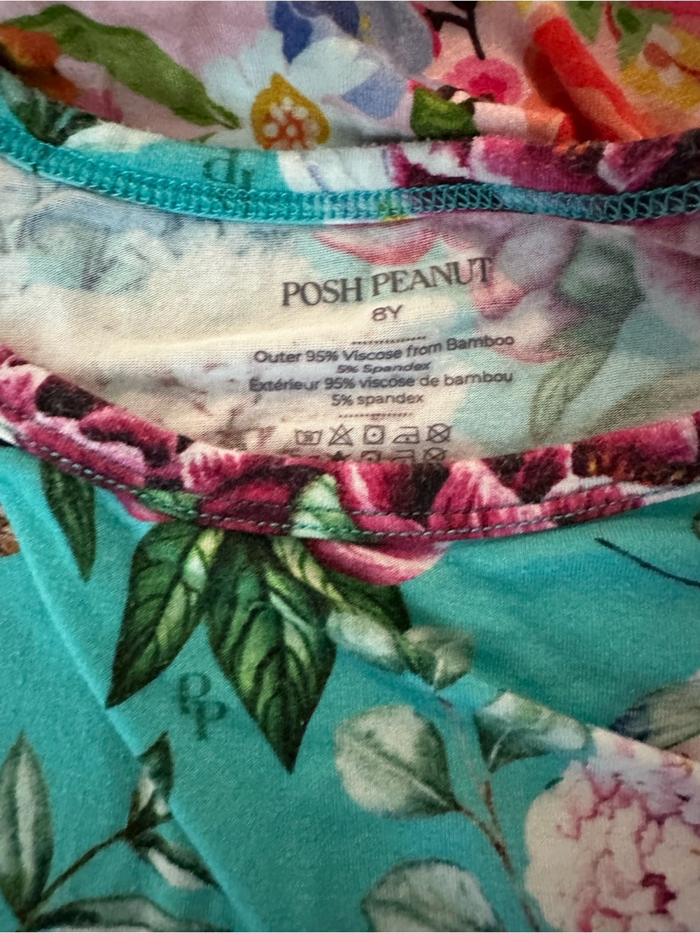 Posh Peanut girls play wear mix and match bamboo 3 tops & 2 bottoms set 8Y - Picture 3 of 4